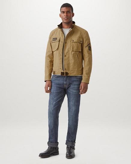 Veste Cirée Belstaff Homme Long Way Up Kaki Coton France RG1403965